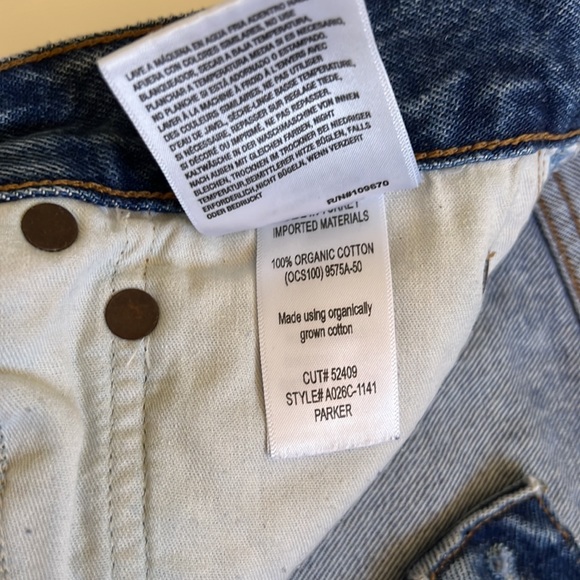 Agolde Parker Denim shorts. - Picture 3 of 3